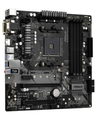 ASRock B450M Budget Motherboard For Ryzen 5 3600x